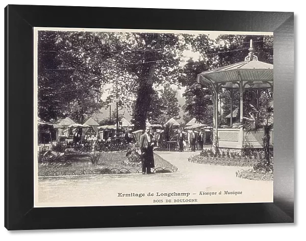 Exterior garden of the Ermitage de Longchamp, Paris, 1920s