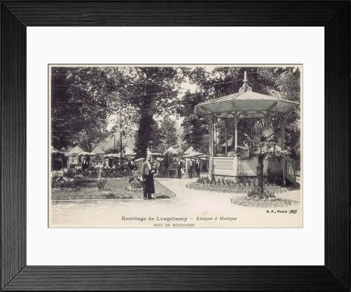 Framed Print : Exterior garden of the Ermitage de Longchamp, Paris, 1920s Framed Print : Exterior garden of the Ermitage de Longchamp, Paris, 1920s
