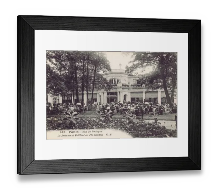 Framed Print : The Restaurant Paillard at the Pre-Catelan, Paris Framed Print : The Restaurant Paillard at the Pre-Catelan, Paris