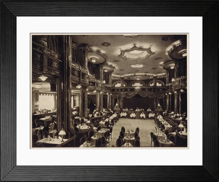 Framed Print : An interior view of the Faun des Westens, Berlin, 1920s Framed Print : An interior view of the Faun des Westens, Berlin, 1920s