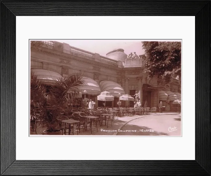 Framed Print : The exterior of the Pavillon Dauphine, Paris, 1920s Framed Print : The exterior of the Pavillon Dauphine, Paris, 1920s