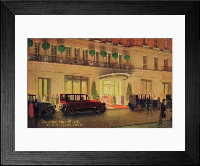 Framed Print : Mayfair Hotel, Berkeley Square, London Framed Print : Mayfair Hotel, Berkeley Square, London