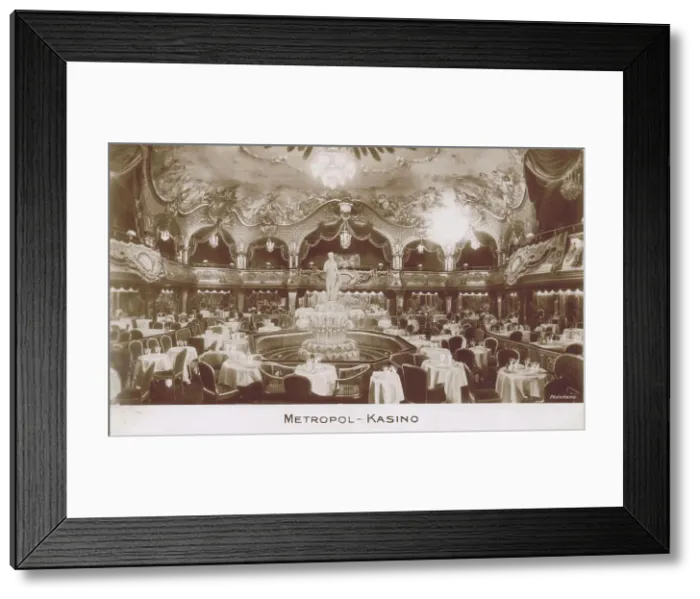 Framed Print : A view of the interior of the Metropol Kasino, Berlin Framed Print : A view of the interior of the Metropol Kasino, Berlin