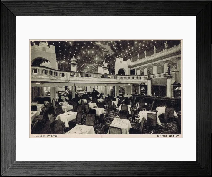 Framed Print : The Restaurant at the Delphi Palast, Charlottenburg, Berlin Framed Print : The Restaurant at the Delphi Palast, Charlottenburg, Berlin