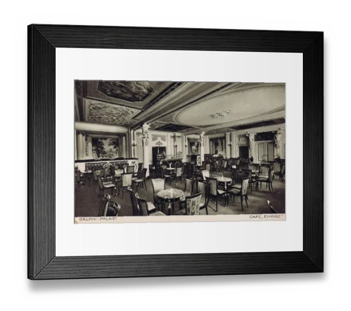 Framed Print : The Empire Cafe at the Delphi Palast, Charlottenburg, Berlin Framed Print : The Empire Cafe at the Delphi Palast, Charlottenburg, Berlin