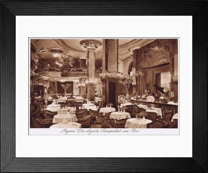 Framed Print : Ballroom - restaurant of the Regina Palast, Charlottenburg Framed Print : Ballroom - restaurant of the Regina Palast, Charlottenburg