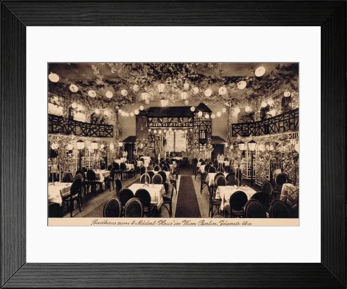 Framed Print : The main restaurant area of Wein-Berlin, Berlin, 1920s Framed Print : The main restaurant area of Wein-Berlin, Berlin, 1920s