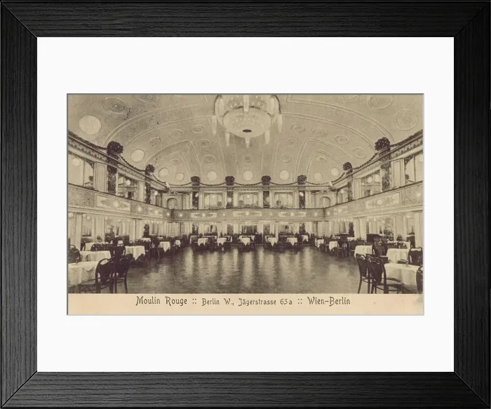 Framed Print : The dancing Palace called The Moulin Rouge, Berlin Framed Print : The dancing Palace called The Moulin Rouge, Berlin