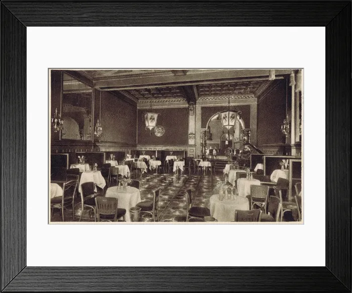 Framed Print : Dancing area and restaurant - the Valencia nightclub, Berlin Framed Print : Dancing area and restaurant - the Valencia nightclub, Berlin