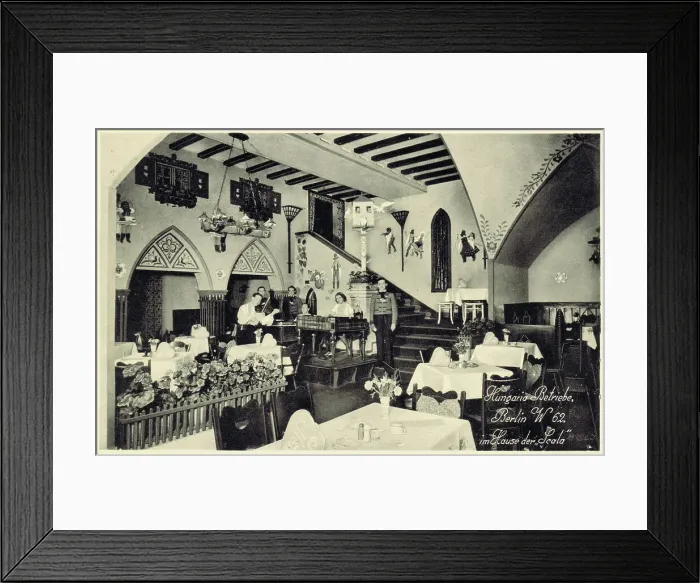 Framed Print : The Hungaria restaurant in the Scala Theatre building Framed Print : The Hungaria restaurant in the Scala Theatre building