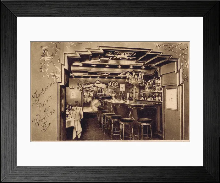 Framed Print : The bar at the Barberina Palais, Charlottenburg, 1920s Framed Print : The bar at the Barberina Palais, Charlottenburg, 1920s
