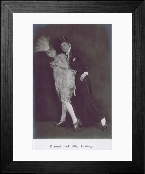 Framed Print : The German dancing team of Ernest and Kitty Hastings, Berlin Framed Print : The German dancing team of Ernest and Kitty Hastings, Berlin
