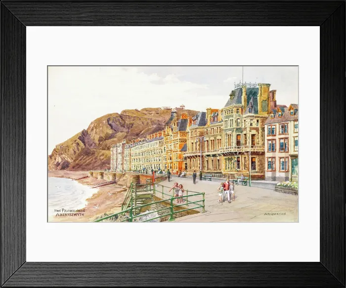 Framed Print : The Promenade, Aberystwyth Framed Print : The Promenade, Aberystwyth
