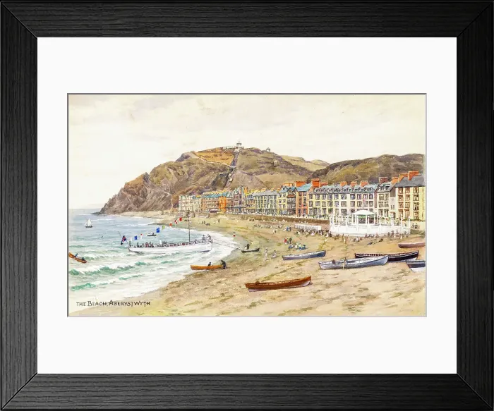 Framed Print : The Beach, Aberystwyth, Wales Framed Print : The Beach, Aberystwyth, Wales