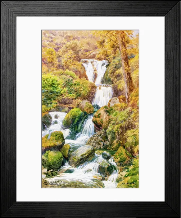 Framed Print : Arthog Falls, near Barmouth, Gwynedd, North Wales Framed Print : Arthog Falls, near Barmouth, Gwynedd, North Wales
