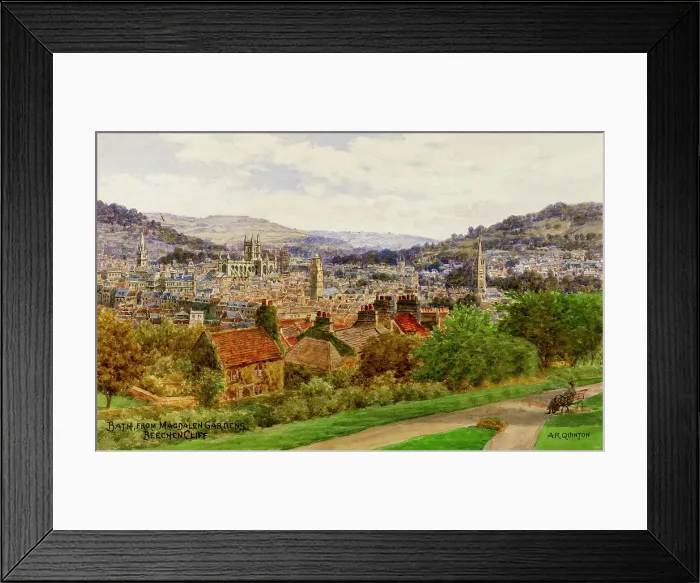 Framed Print : General view of Bath, Somerset Framed Print : General view of Bath, Somerset