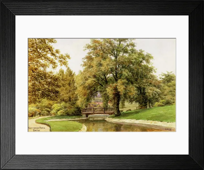 Framed Print : Victoria Park, Bath, Somerset Framed Print : Victoria Park, Bath, Somerset