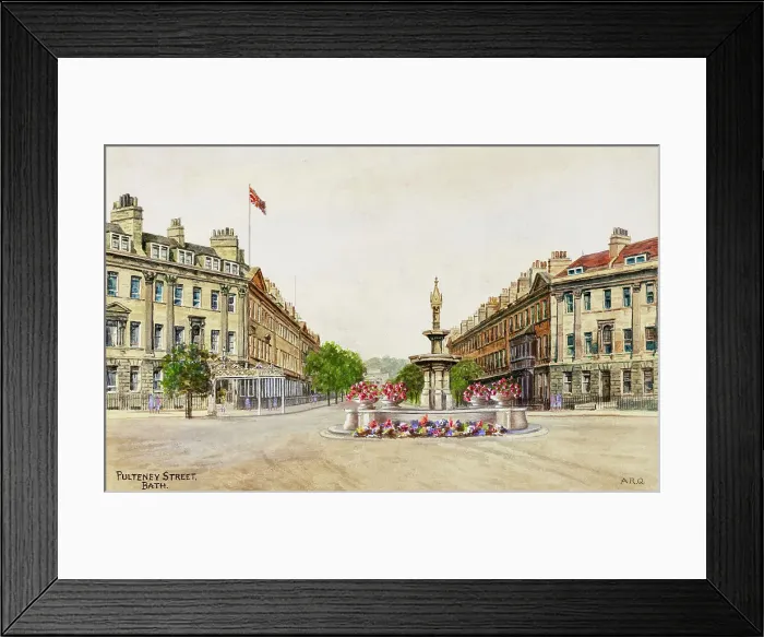 Framed Print : Pulteney Street, Bath, Somerset Framed Print : Pulteney Street, Bath, Somerset