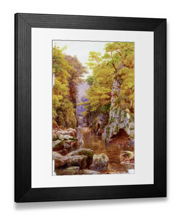 Framed Print : Fairy Glen, Betws y Coed, Conwy, Wales Framed Print : Fairy Glen, Betws y Coed, Conwy, Wales