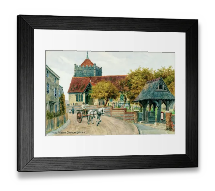 Framed Print : Parish Church, Bexhill on Sea, East Sussex Framed Print : Parish Church, Bexhill on Sea, East Sussex