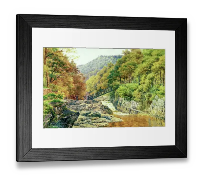 Framed Print : Miners Bridge, Betws y Coed, Conwy, Wales Framed Print : Miners Bridge, Betws y Coed, Conwy, Wales