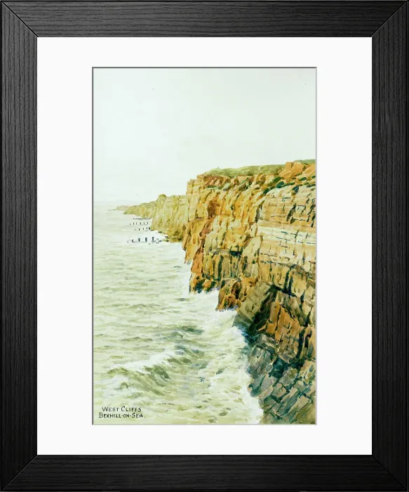 Framed Print : West Cliffs, Bexhill on Sea, East Sussex Framed Print : West Cliffs, Bexhill on Sea, East Sussex
