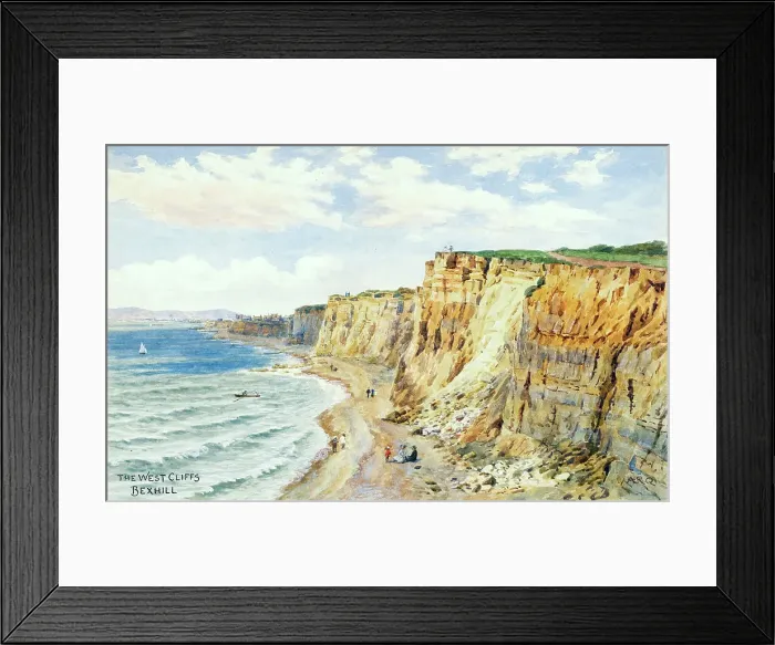 Framed Print : West Cliffs, Bexhill on Sea, East Sussex Framed Print : West Cliffs, Bexhill on Sea, East Sussex