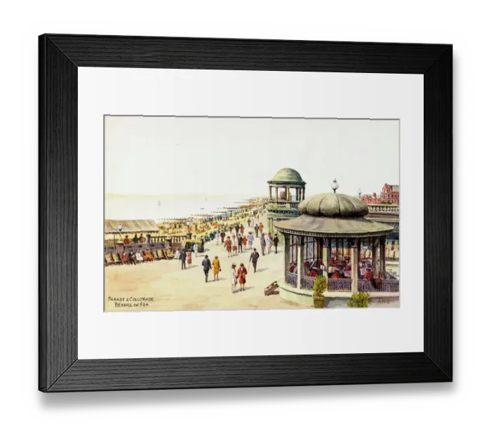 Framed Print : Parade and Colonnade, Bexhill on Sea, East Sussex Framed Print : Parade and Colonnade, Bexhill on Sea, East Sussex