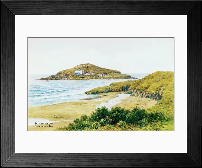 Framed Print : Sedgewell Cove, Bigbury on Sea, South Devon Framed Print : Sedgewell Cove, Bigbury on Sea, South Devon