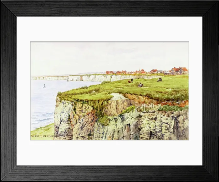 Framed Print : Cliffs, Birchington on Sea, Kent Framed Print : Cliffs, Birchington on Sea, Kent