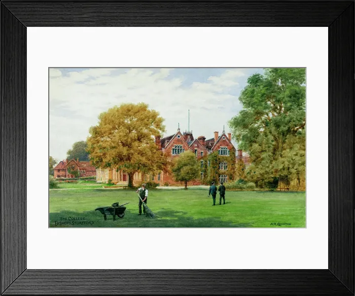 Framed Print : The College, Bishop's Stortford, Hertfordshire Framed Print : The College, Bishop's Stortford, Hertfordshire