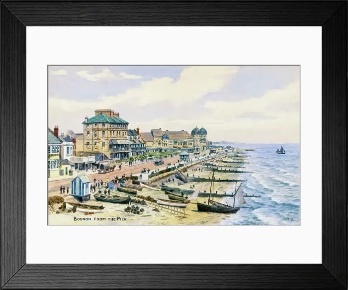 Framed Print : Bognor Regis, Sussex, viewed from the Pier Framed Print : Bognor Regis, Sussex, viewed from the Pier