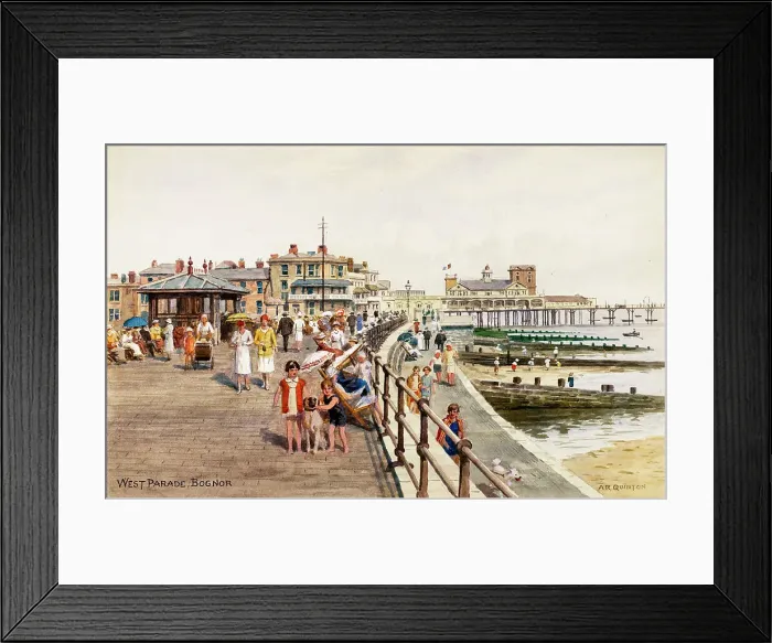 Framed Print : West Parade, Bognor Regis, Sussex Framed Print : West Parade, Bognor Regis, Sussex