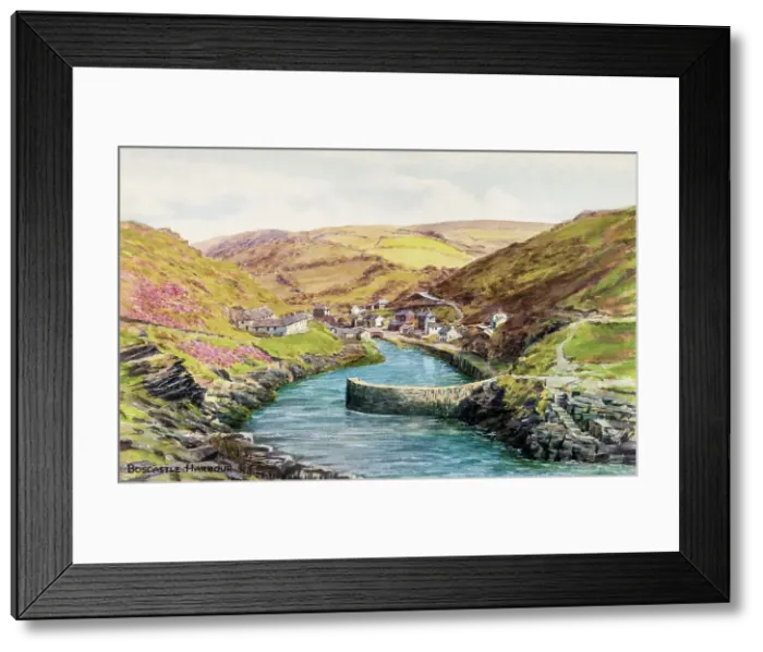Framed Print : Boscastle Harbour, Cornwall Framed Print : Boscastle Harbour, Cornwall