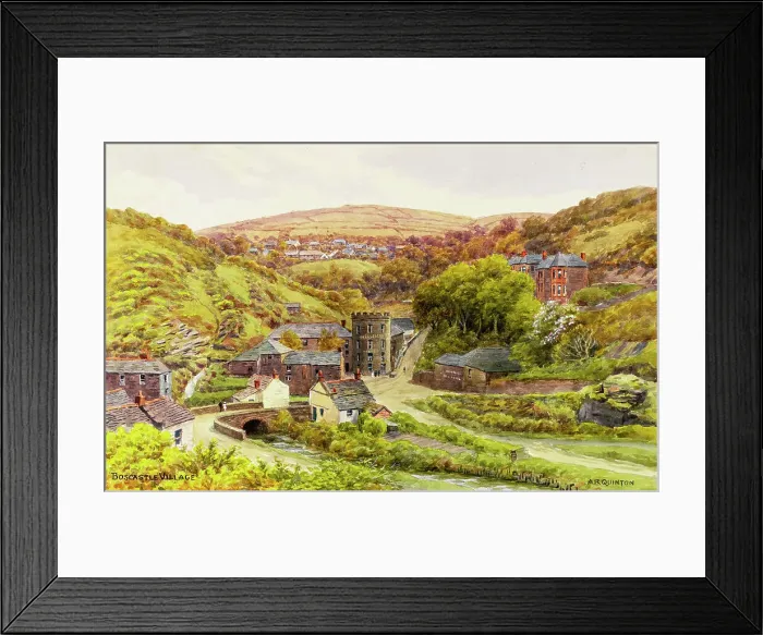 Framed Print : Boscastle village, Cornwall Framed Print : Boscastle village, Cornwall