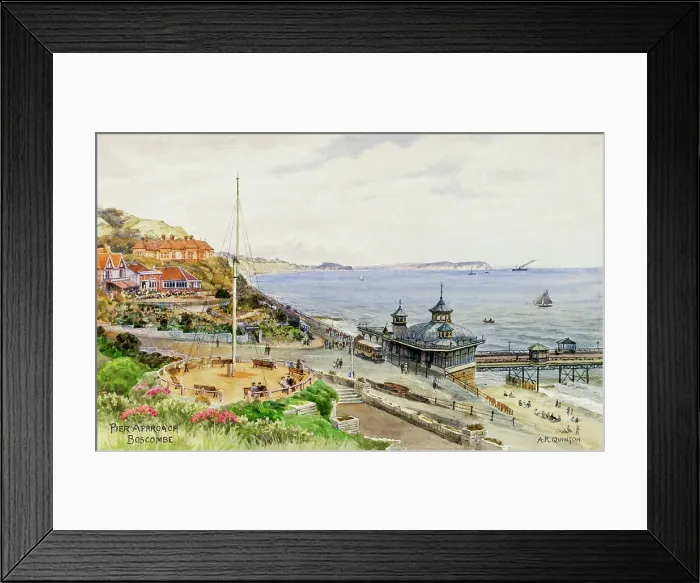 Framed Print : Pier Approach, Boscombe, Dorset Framed Print : Pier Approach, Boscombe, Dorset