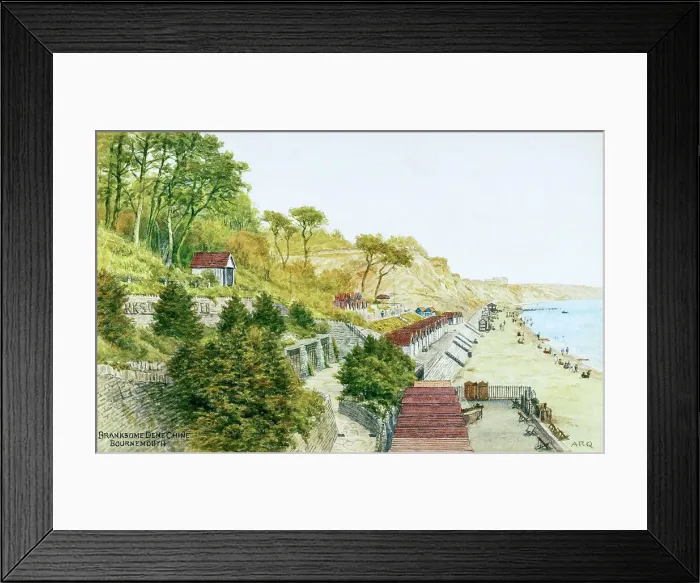 Framed Print : Branksome Dean Chine, Bournemouth, Dorset Framed Print : Branksome Dean Chine, Bournemouth, Dorset
