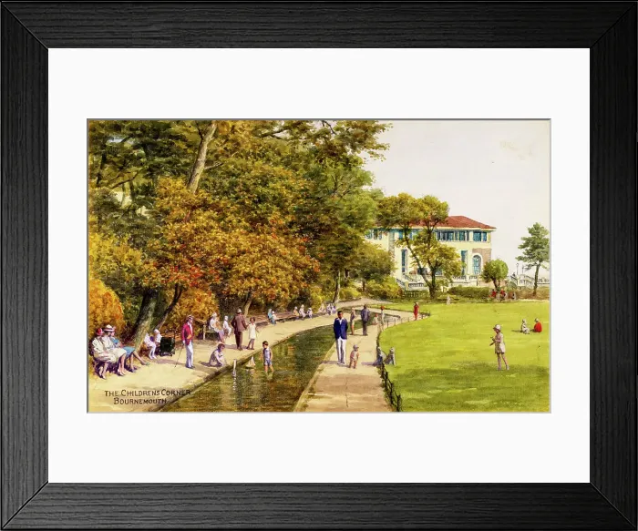 Framed Print : Children's Corner, Bournemouth, Dorset Framed Print : Children's Corner, Bournemouth, Dorset