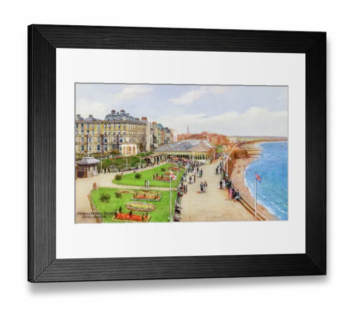 Framed Print : Princes Parade Gardens, Bridlington, North Yorkshire Framed Print : Princes Parade Gardens, Bridlington, North Yorkshire