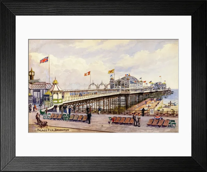 Framed Print : Palace Pier, Brighton, Sussex Framed Print : Palace Pier, Brighton, Sussex