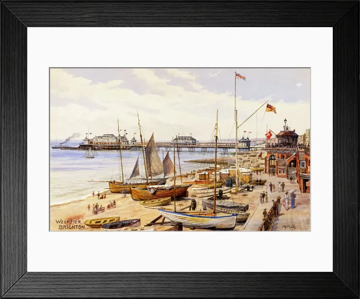 Framed Print : West Pier, Brighton, Sussex Framed Print : West Pier, Brighton, Sussex
