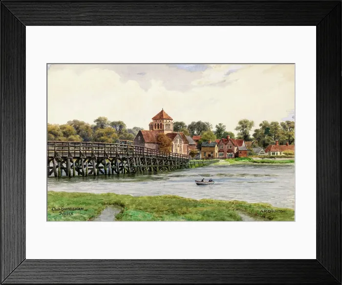 Framed Print : Old Shoreham, Sussex Framed Print : Old Shoreham, Sussex