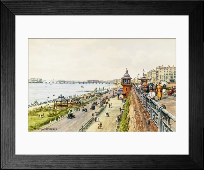 Framed Print : Kemptown, Brighton, Sussex Framed Print : Kemptown, Brighton, Sussex
