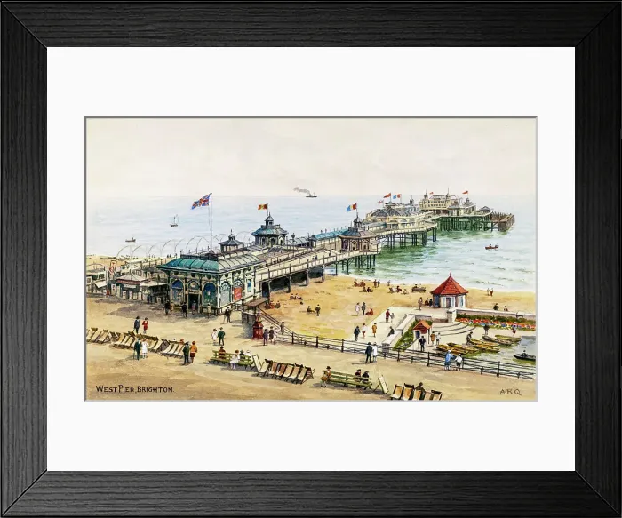 Framed Print : West Pier, Brighton, Sussex Framed Print : West Pier, Brighton, Sussex