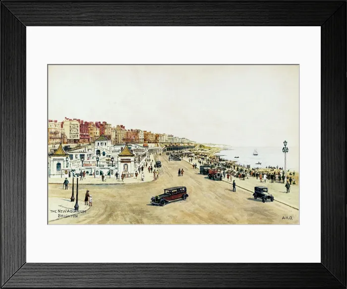 Framed Print : New Aquarium, Brighton, Sussex Framed Print : New Aquarium, Brighton, Sussex