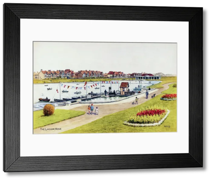 Framed Print : The Lagoon, Hove, Sussex Framed Print : The Lagoon, Hove, Sussex