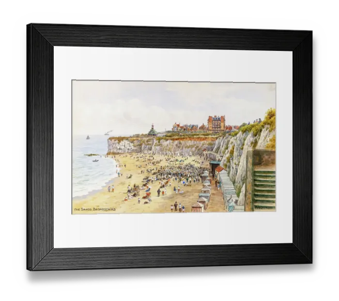 Framed Print : Sands at Broadstairs, Kent Framed Print : Sands at Broadstairs, Kent