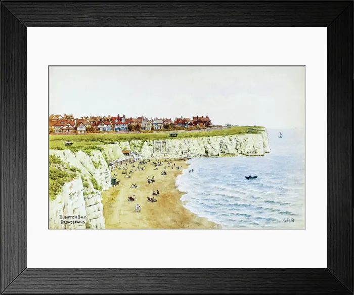Framed Print : Dumpton Bay, Broadstairs, Kent Framed Print : Dumpton Bay, Broadstairs, Kent