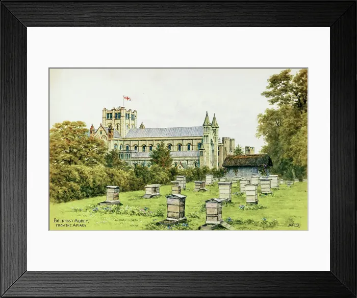 Framed Print : Buckfast Abbey and Apiary, Dartmoor, Devon Framed Print : Buckfast Abbey and Apiary, Dartmoor, Devon