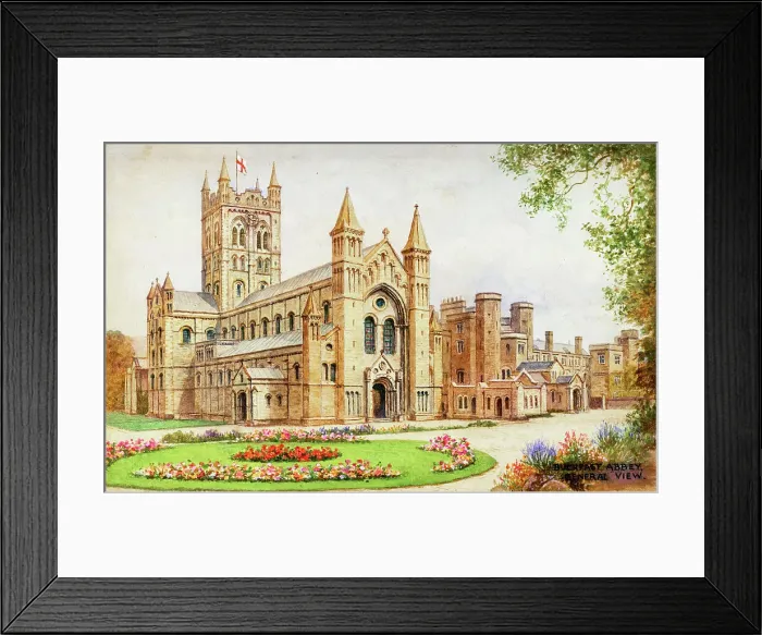 Framed Print : Buckfast Abbey, Dartmoor, Devon